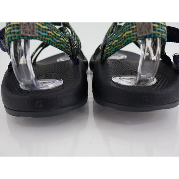 Chaco Ecotread Women Z1 Sandal Size 5 Green Yellow Hike Trail Camp Water Sports - Picture 10 of 10